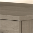 Somerset Tall Storage Cabinet with Doors in Ash Gray - Engineered Wood