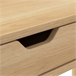 Nora 40W x 20D Small Writing Desk and Chair Set in Natural Oak - Engineered Wood