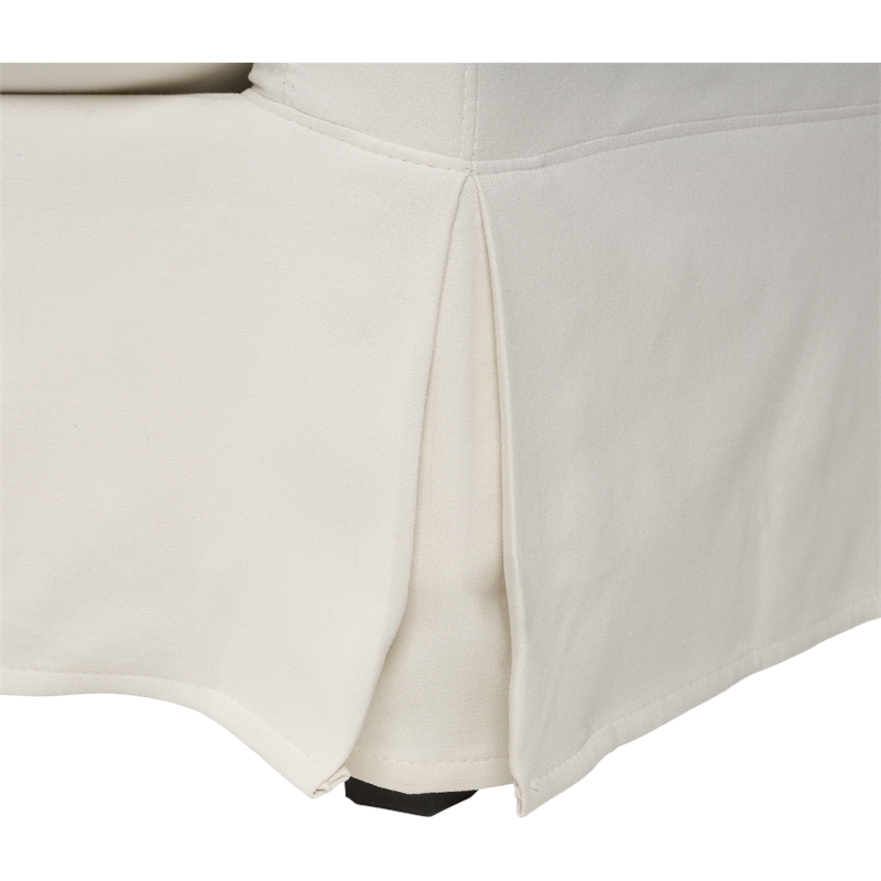 Bush Home Harper Slipcover for Bush Home Harper 80W Sofa in Ivory Fabric