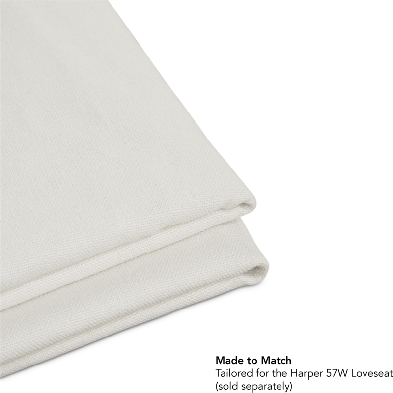 Bush Home Harper Slipcover for Bush Home Harper 57W Loveseat in Sand Fabric