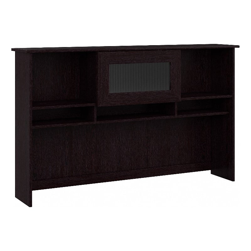 Cabot Hutch with Lifting Door in Espresso Oak - Engineered Wood