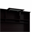 Cabot Hutch with Lifting Door in Espresso Oak - Engineered Wood