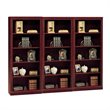 Bush Furniture Saratoga 5 Shelf Wall Bookcase in Harvest Cherry