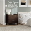 Somerset 2 Drawer Lateral File Cabinet in Mocha Cherry - Engineered Wood