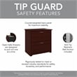Bush Furniture Cabot L Shaped Desk with Hutch and Lateral File Cabinet