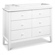Carter's By DaVinci Morgan 6-Drawer Double Dresser in White