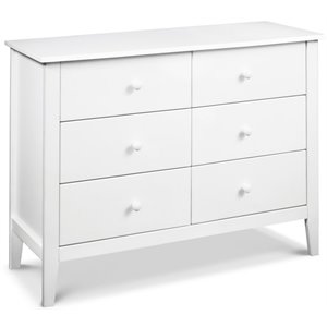 Carter's By DaVinci Morgan 6-Drawer Double Dresser in White