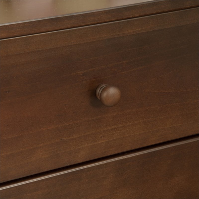 Carter's By DaVinci Morgan 6 Drawer Wood Double Dresser in Espresso