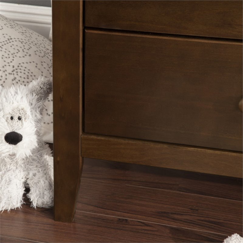 Carter's By DaVinci Morgan 6 Drawer Wood Double Dresser in Espresso