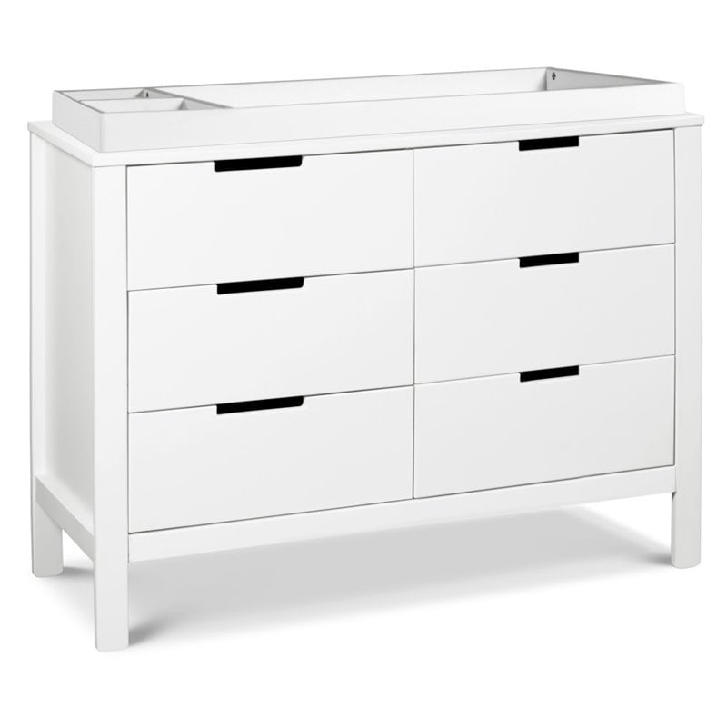 Carter's By DaVinci Colby 6-Drawer Double Dresser in White