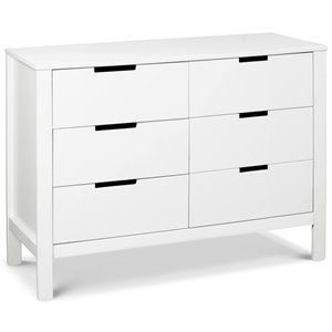 Carter's By DaVinci Colby 6-Drawer Double Dresser in White