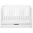 Carter's By DaVinci Colby 4-In-1 Convertible Crib With Trundle Drawer in White