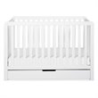 Carter's By DaVinci Colby 4-In-1 Convertible Crib With Trundle Drawer in White