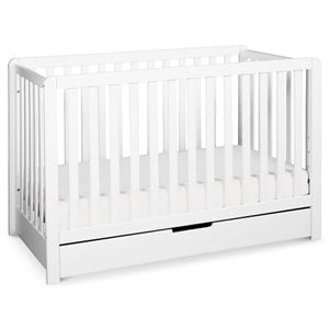 Carter's By DaVinci Colby 4-In-1 Convertible Crib With Trundle Drawer in White