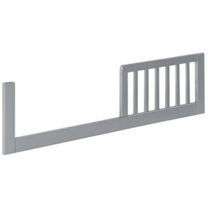 Carter's By DaVinci Colby Pine Wood Toddler Rail in Gray
