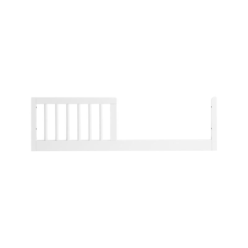 Carter's By DaVinci Hayley Pine Solid Wood Toddler Convertible Bed Rail in White