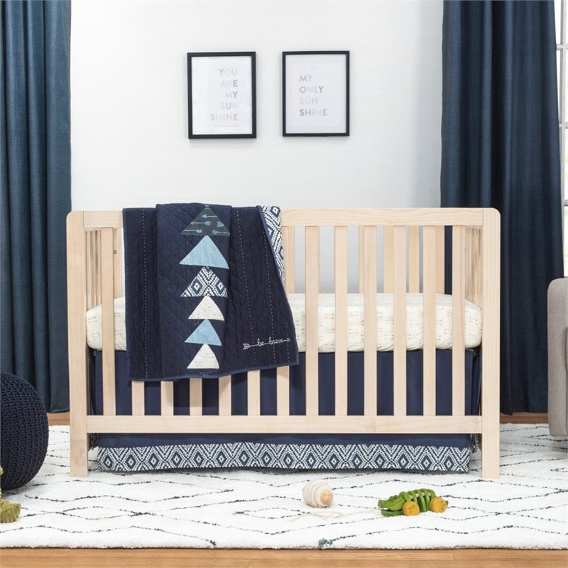 Carter's By DaVinci Colby 4-in-1 Low-Profile Convertible Crib in Washed Natural