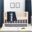 Carter's By DaVinci Colby 4-in-1 Low-Profile Convertible Crib in Washed Natural