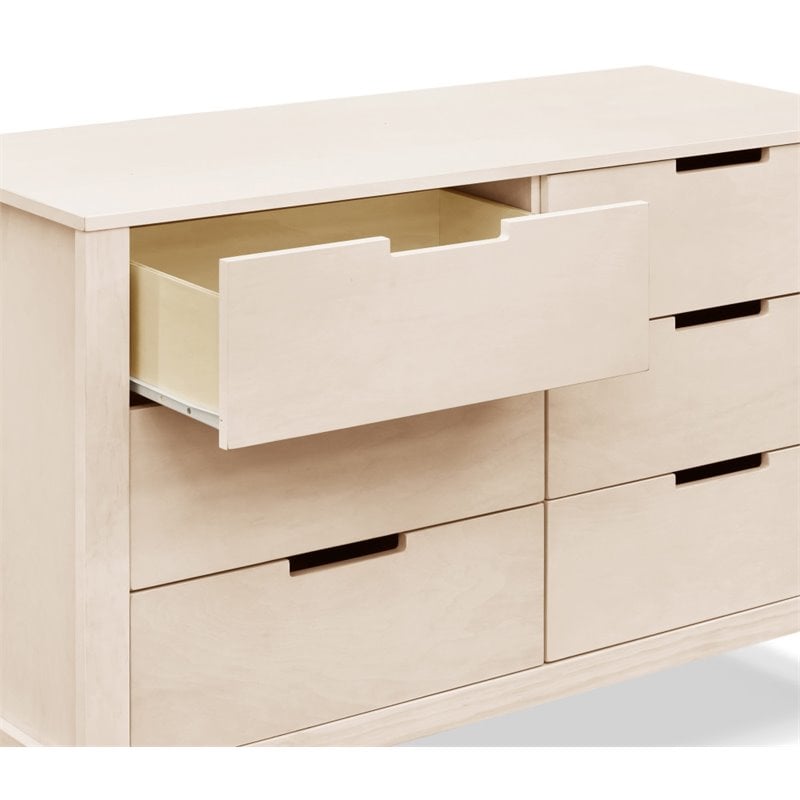 Carter's By DaVinci Colby 6-Drawer Wood Double Dresser in Washed Natural