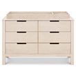 Carter's By DaVinci Colby 6-Drawer Wood Double Dresser in Washed Natural