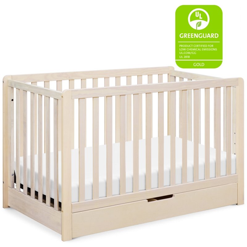 Carter's By DaVinci Colby 4-in-1 Convertible Crib with Trundle in Washed Natural
