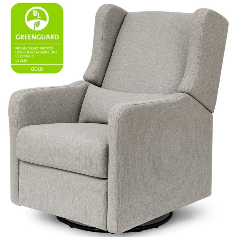 Carter's By DaVinci Arlo Recliner and Swivel Glider in Performance Gray Linen