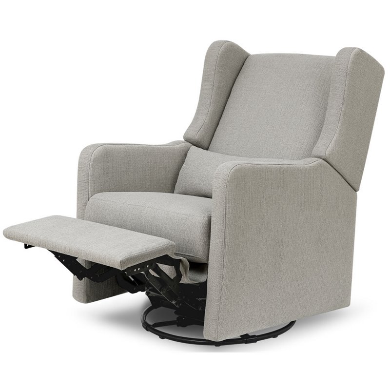 Carter's By DaVinci Arlo Recliner and Swivel Glider in Performance Gray Linen