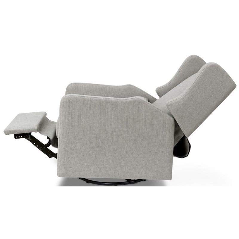 Carter's By DaVinci Arlo Recliner and Swivel Glider in Performance Gray Linen