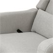 Carter's By DaVinci Arlo Recliner and Swivel Glider in Performance Gray Linen