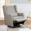 Carter's By DaVinci Arlo Recliner and Swivel Glider in Performance Gray Linen