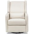 Carter's By DaVinci Arlo Transitional Fabric Recliner and Swivel Glider in Beige
