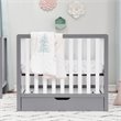 Carter's Colby 4-in-1 Convertible Mini Crib with Trundle in Gray and White