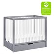 Carter's Colby 4-in-1 Convertible Mini Crib with Trundle in Gray and White