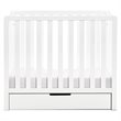 Carter's Colby 4-in-1 Convertible Mini Crib with Trundle in White
