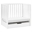 Carter's Colby 4-in-1 Convertible Mini Crib with Trundle in White
