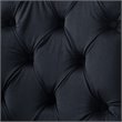 Posh Living Colton Velvet Dining Side Chair with Acrylic Legs - Black (Set of 2)