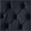 Posh Living Colton Velvet Dining Chair with Acrylic Legs - Black (Set of 2)