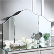 Posh Living Caleb 2-Drawer Bedroom Vanity Set with Stool and Mirror in Black