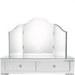Posh Living Mathew Tri-fold Tabletop Bedroom Vanity Mirror - Frameless