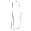 Posh Living Bedisa LED Full Length Cheval Floor Standing Mirror with Plug