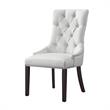 Posh Living Jose Faux Leather Dining Chair in White (Set of 2)