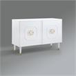 Inspired Home Keao 2 Doors Sideboard Buffet in White