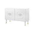 Inspired Home Keao 2 Doors Sideboard Buffet in White