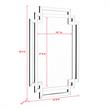 Eloise Mirror Clear   Accent Beveled Glass
