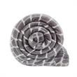 Skyla Throw Crocodile Polyester Microfiber 50 In x 60 In Reverse Sherpa in Gray