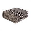 Skyla Throw Snake Polyester Microfiber 50 In x 60 In Reverse Sherpa in Brown