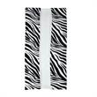 Skyla Throw Zebra Polyester 50 In X 60 In Reverse Sherpa Cozy