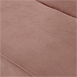 Clare Rectangular Bench Blush Pink Velvet Upholstered Swoop Arm