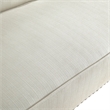 Clare Rectangular Bench Cream White Linen Upholstered Swoop Arm