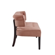 Addilynn Rectangular Bench Blush Pink Velvet Upholstered Button Tufted